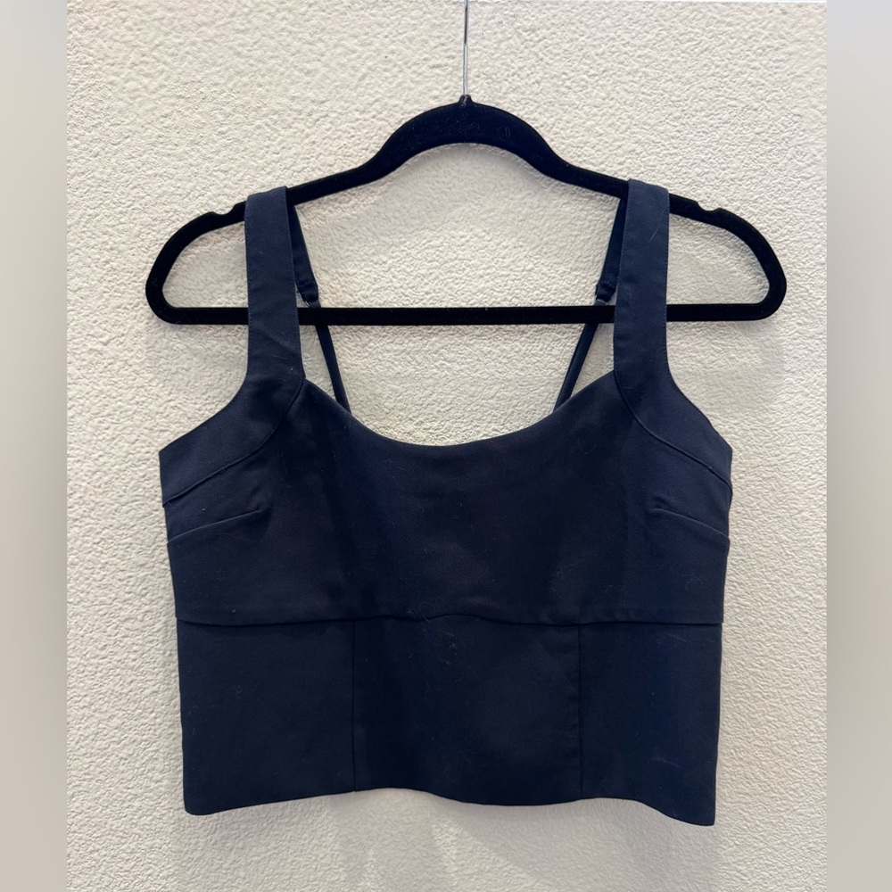 NWT Abercrombie & Fitch corset-style crop top